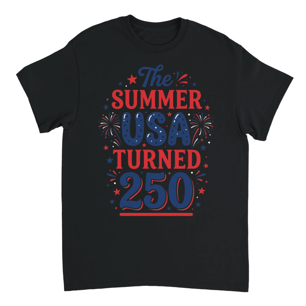 Product Summer Usa Patriotic Fireworks Turned 250 T-Shirt