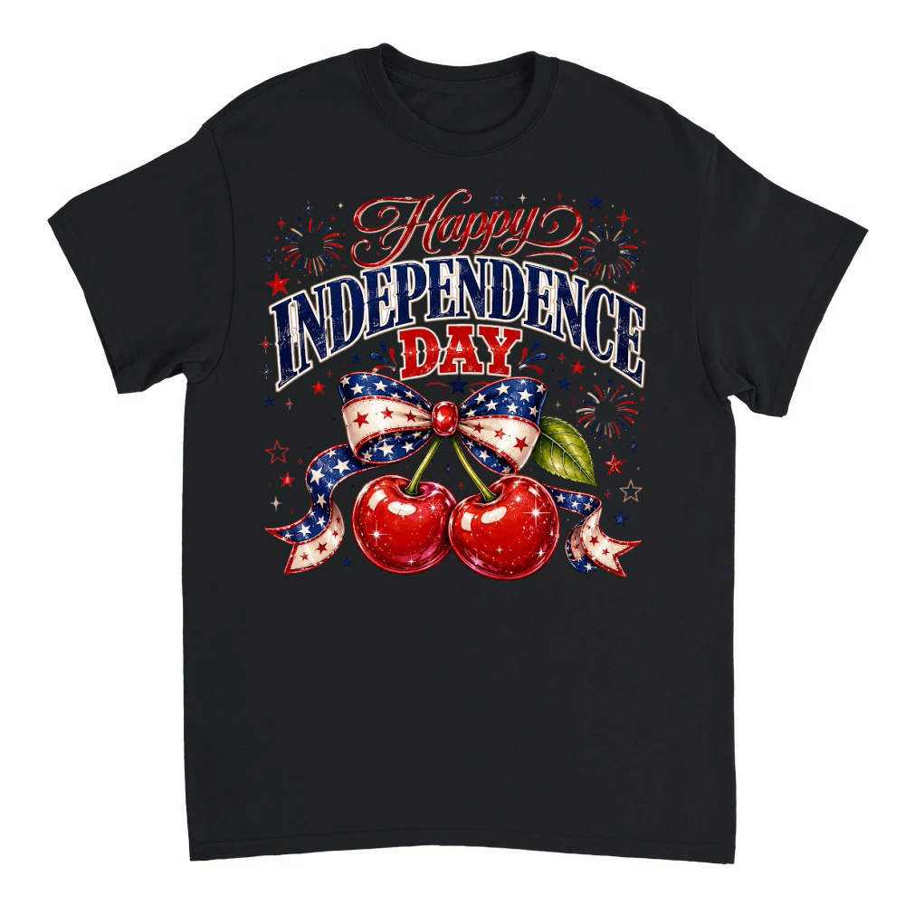 Product 4th of July Happy Indepandence Day Cherry T-Shirt