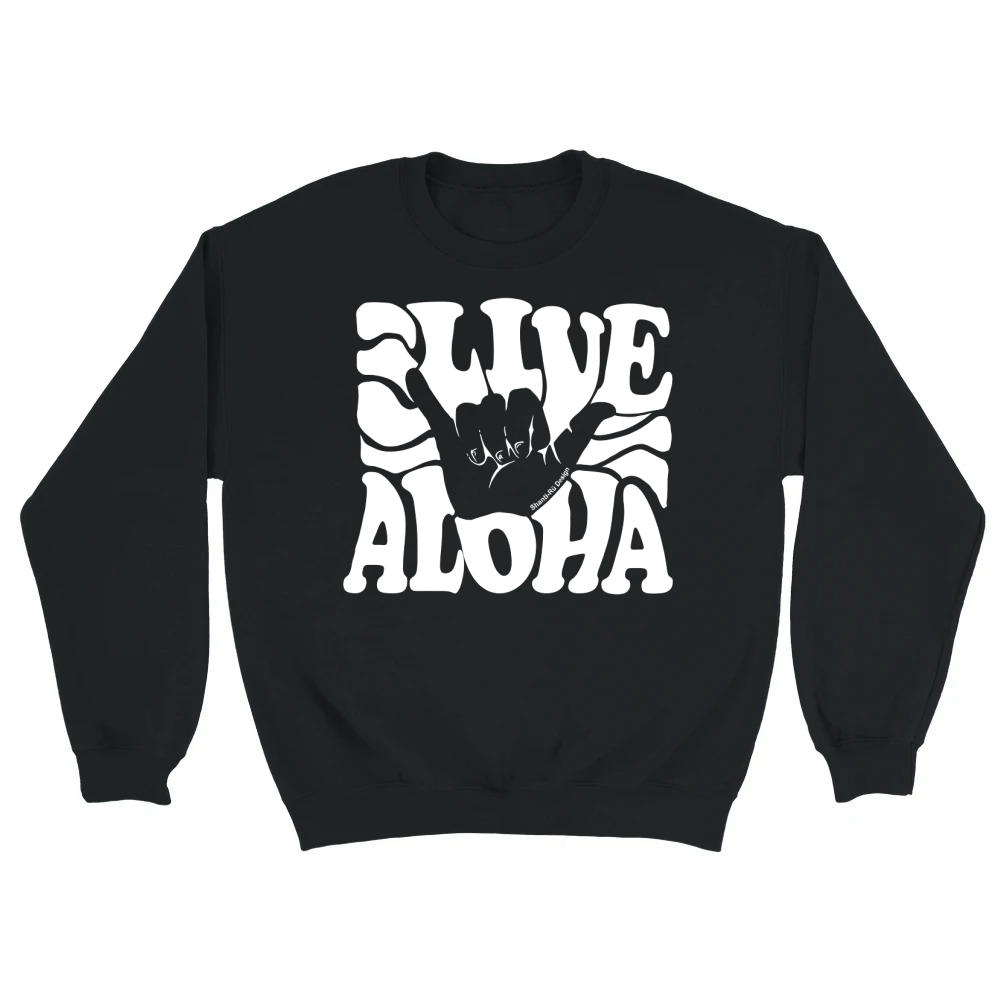 Product Vintage Live Aloha state Hawaiian islands Shaka T-Shirt Unisex Unisex Sweatshirt