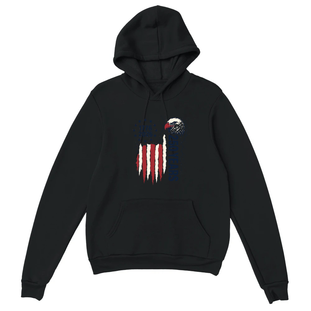 Product 250 Years America Semiquincentennial Eagle Unisex Hoodie