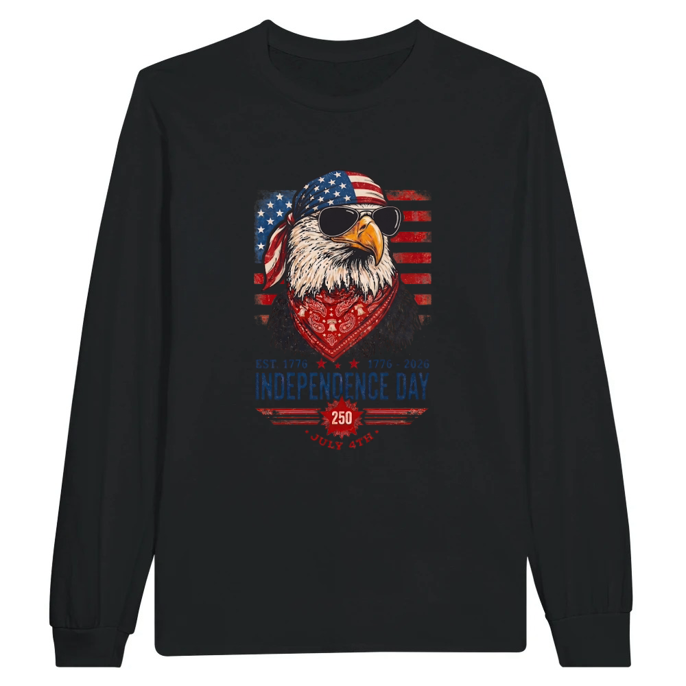 Product 250 Years of American Independence July 4th Unisex Longsleeve