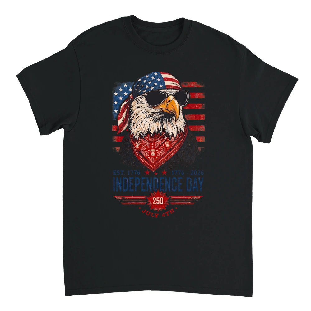 Product 250 Years of American Independence July 4th T-Shirt