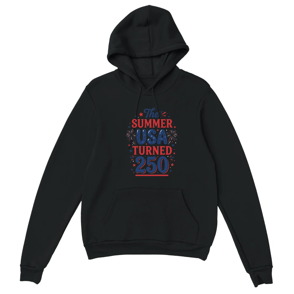 Product Summer Usa Patriotic Fireworks Turned 250 Unisex Hoodie