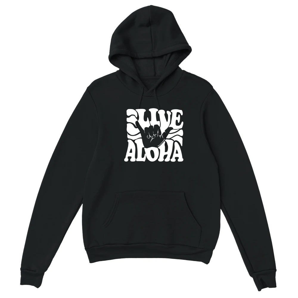 Product Vintage Live Aloha state Hawaiian islands Shaka T-Shirt Unisex Unisex Hoodie