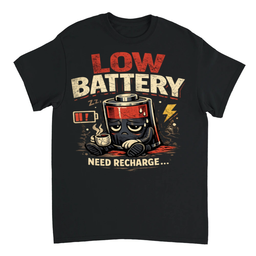 Product Low Battery Need Recharge T-Shirt