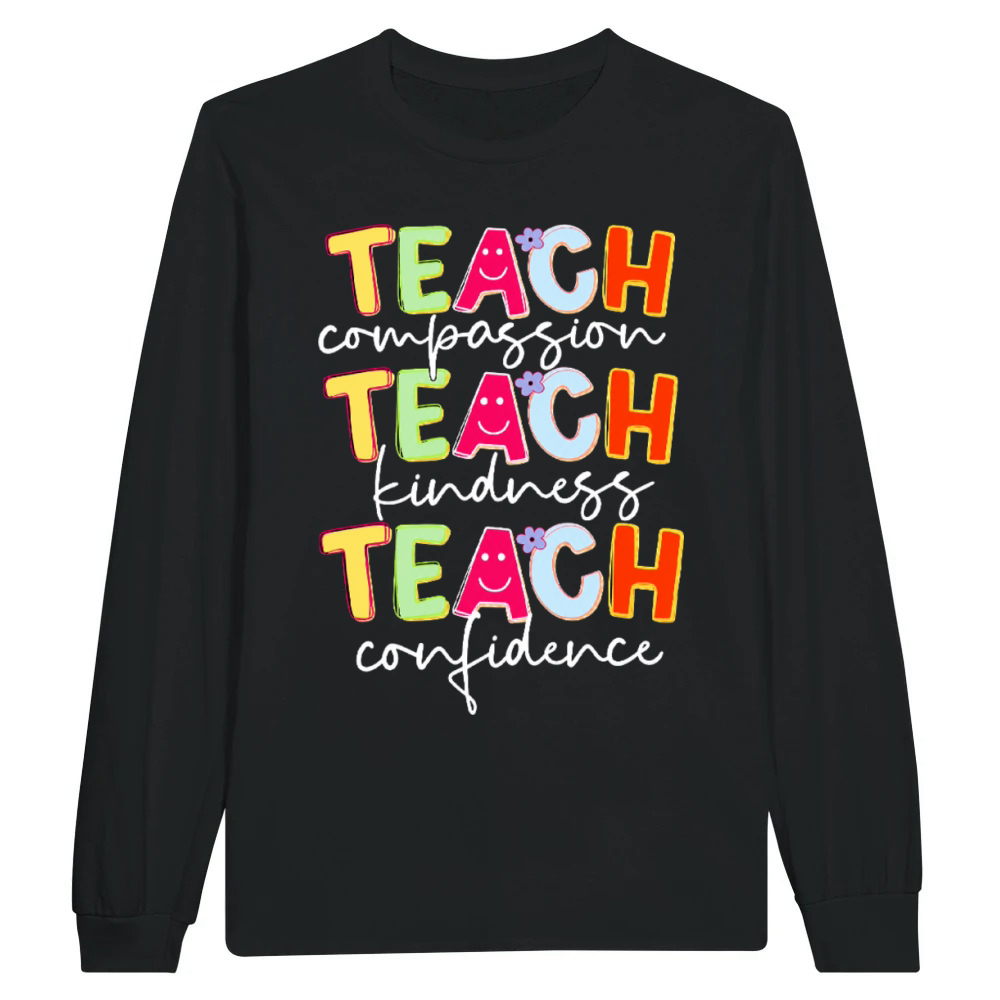 Product Teacher Shirts for Women Teacher Life Tshirt Teach Unisex Longsleeve