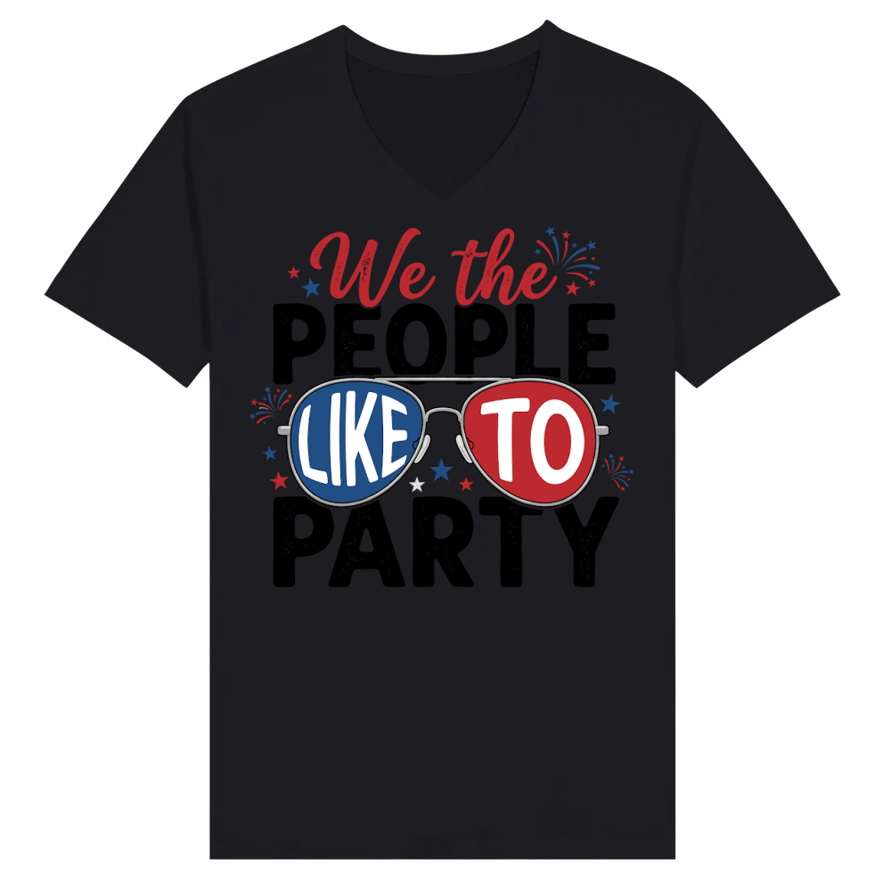 Product We The People Like To Party 4th of July V-Neck T-shirt