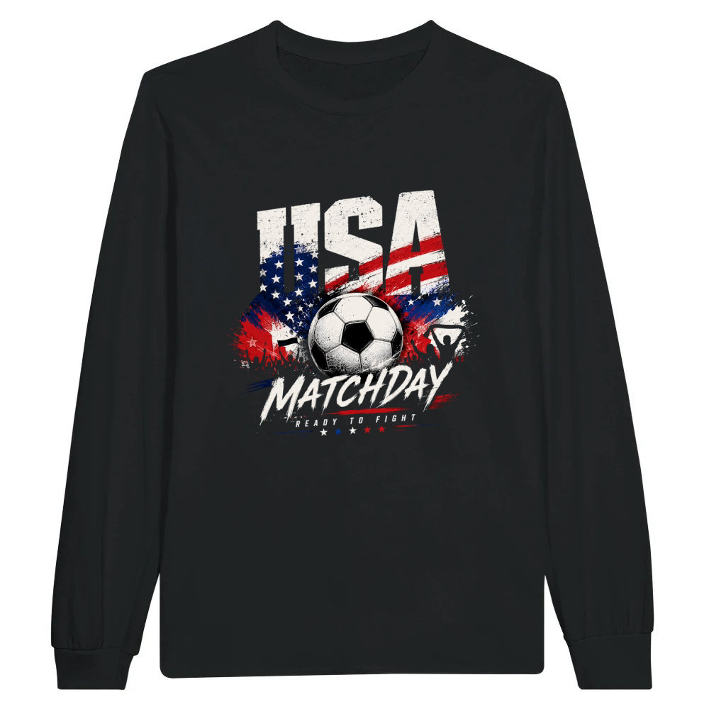 Product USA Matchday Ready To Fight Patriotic Unisex Longsleeve