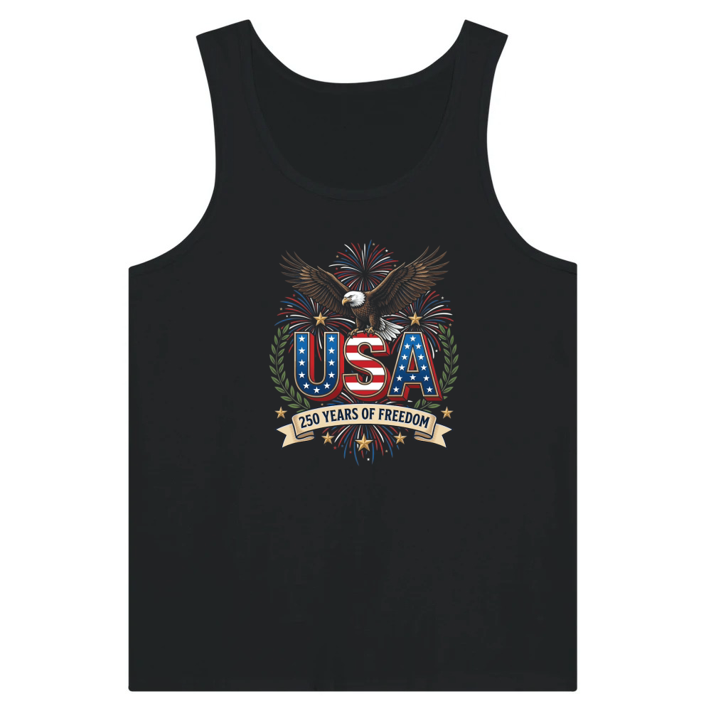 Product Usa Eagle Patriotic Fireworks Freedom Tank Top