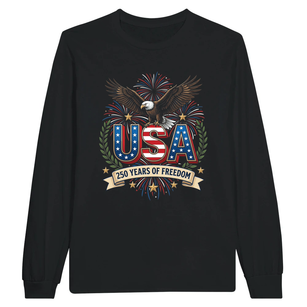 Product Usa Eagle Patriotic Fireworks Freedom Unisex Longsleeve