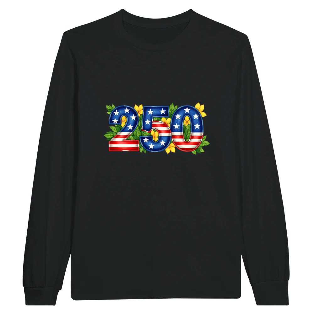 Product USA 250th Anniversary Flowers Unisex Longsleeve