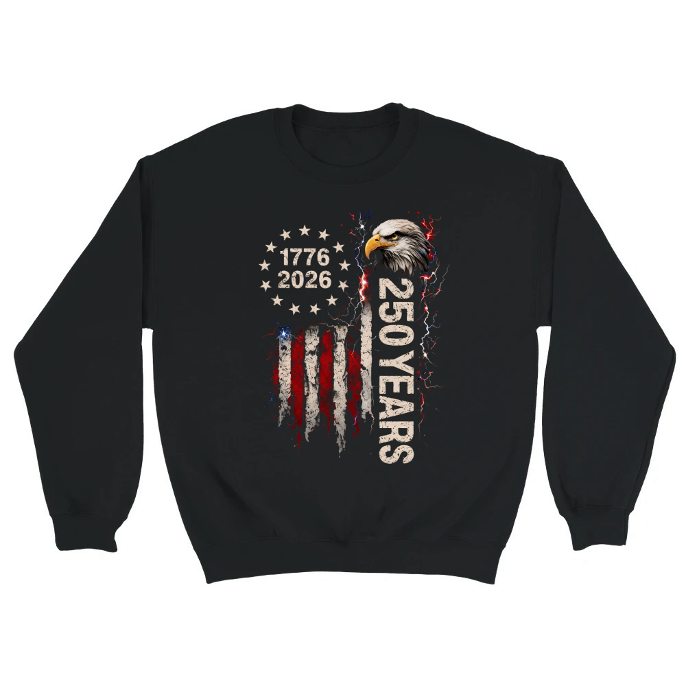Product USA 250 Anniversary 1776–2026 Thunder Design Unisex Sweatshirt