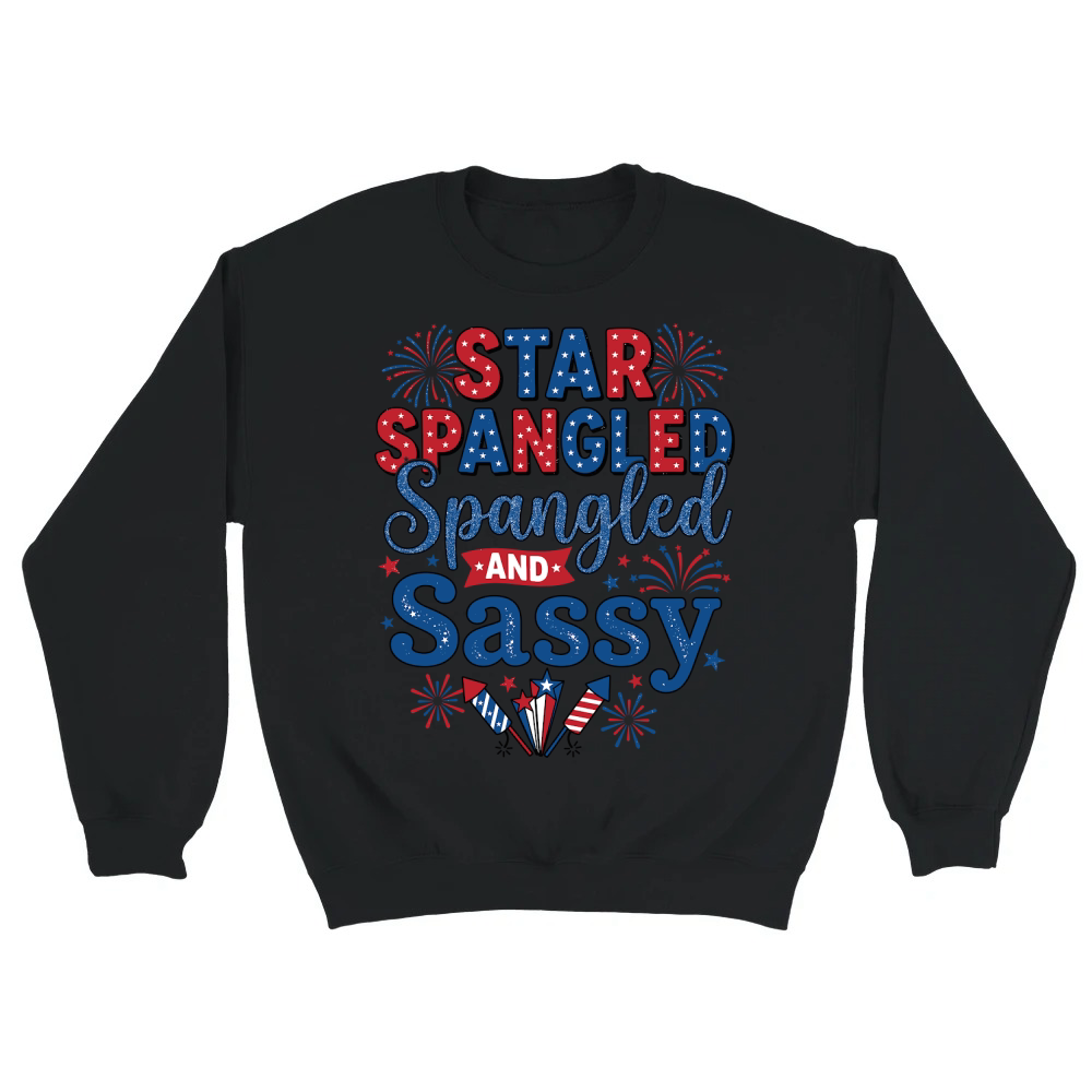 Product Star Spangled And Sassy 4th of July Unisex Sweatshirt