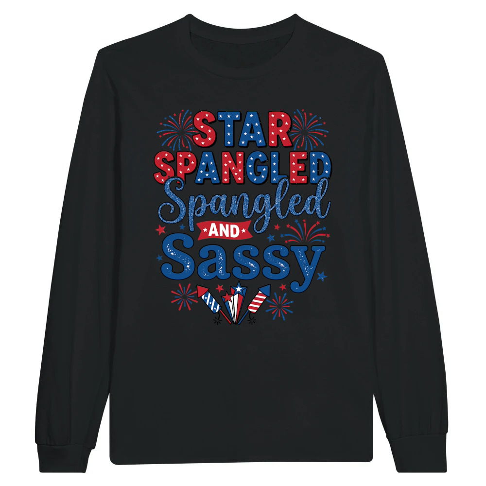 Product Star Spangled And Sassy 4th of July Unisex Longsleeve