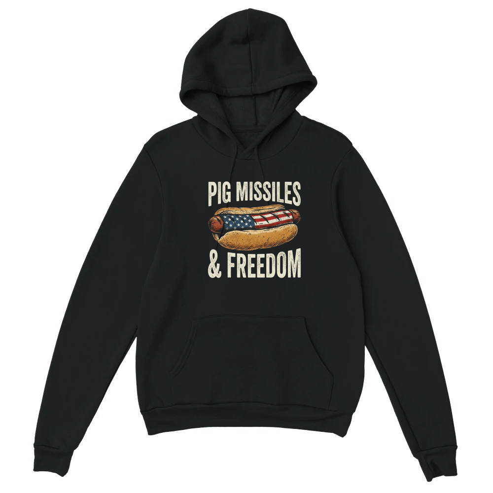 Product Patriotic Hotdog American Freedom Flag Unisex Hoodie