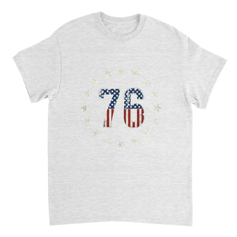 Product Patriotic Stars Flag 76 American T-Shirt