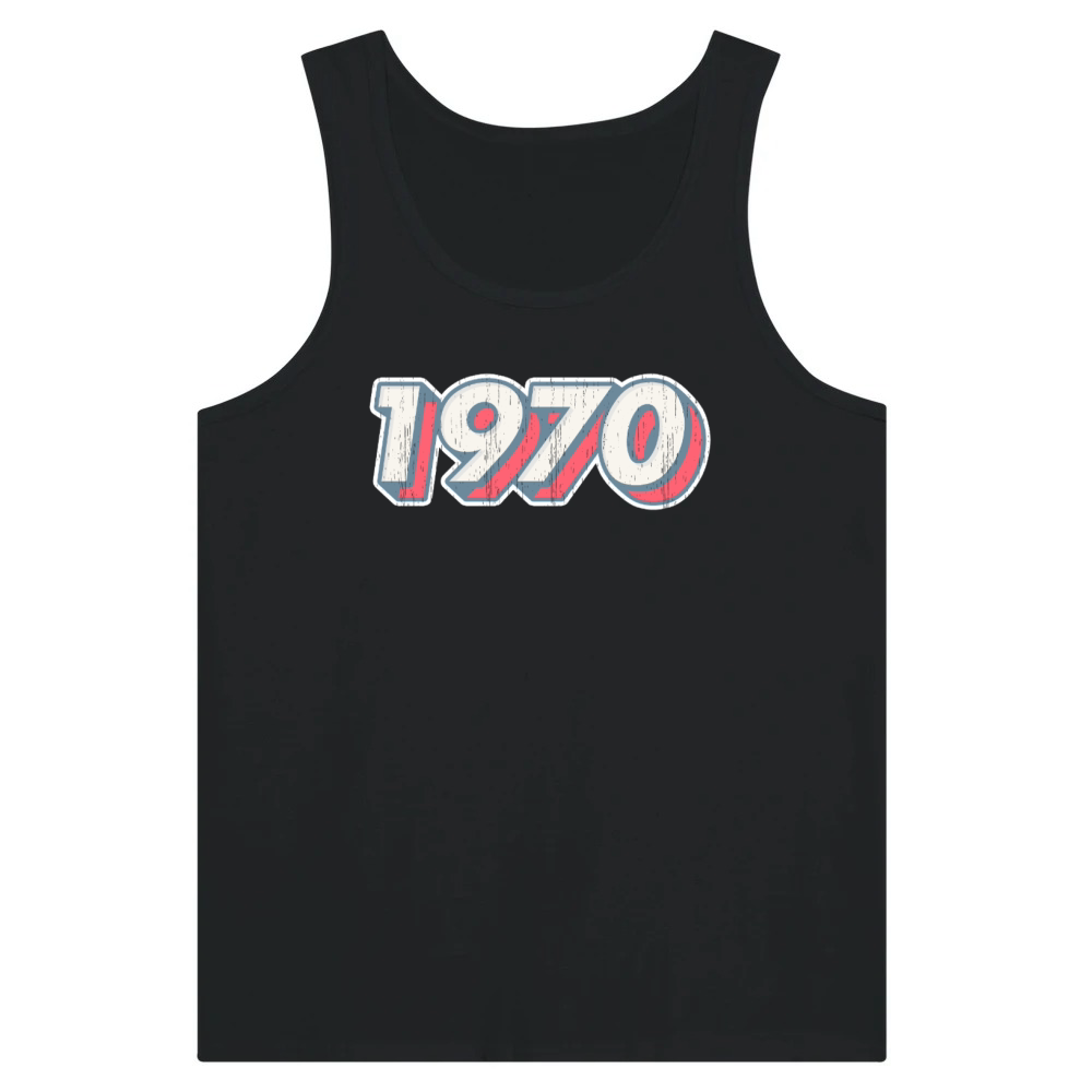 Product Retro 1970 Vintage Funk Disco Music and Cinema Tank Top