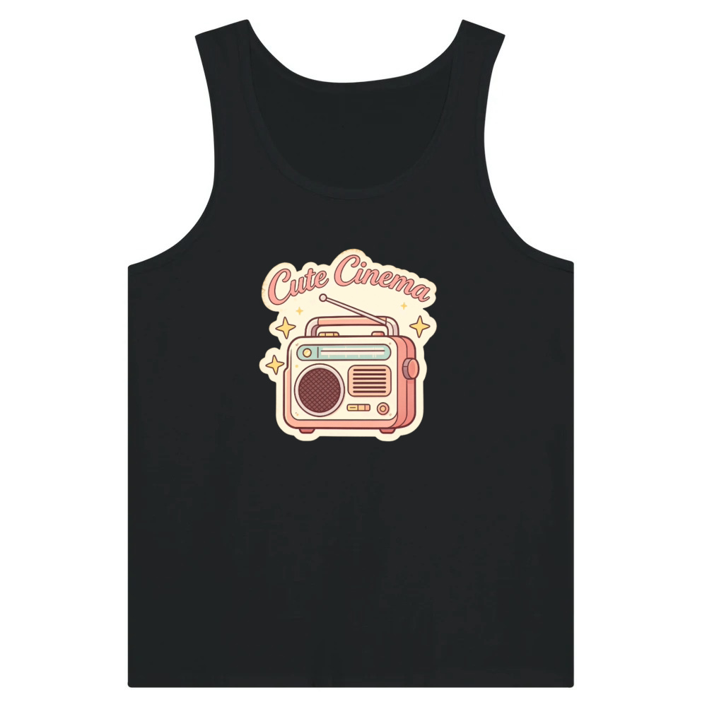 Product Cute Cinema Retro Radio - Vintage Aesthetic Tank Top