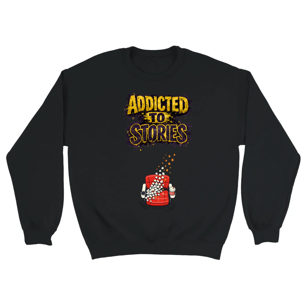 Product Addicted to Stories Cinema Cozy Unisex Sweatshirt