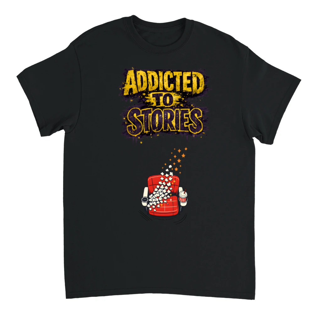 Product Addicted to Stories Cinema Cozy T-Shirt