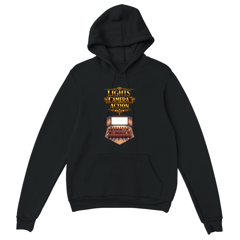 Product Lights Camera Action Golden Cinema Unisex Hoodie