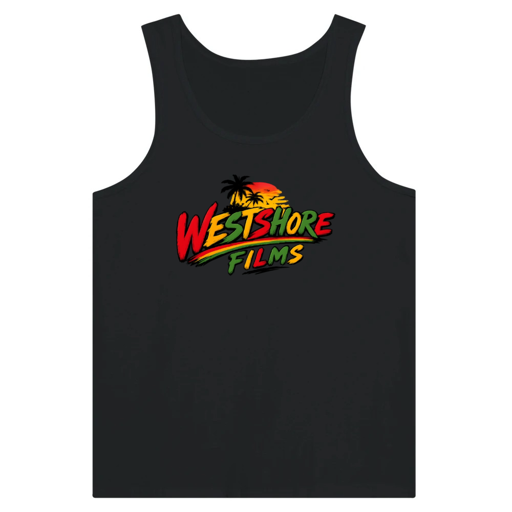 Product West Shore Films Rasta Jamaica Sunset Logo Tank Top