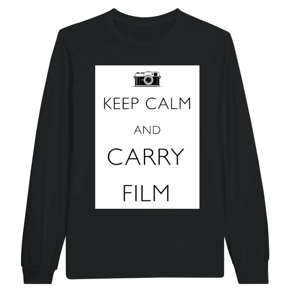 Product Keep Calm and Carry Film Unisex Longsleeve