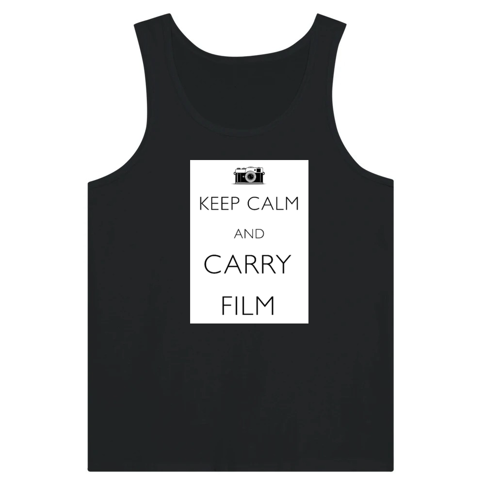 Product Keep Calm and Carry Film Tank Top