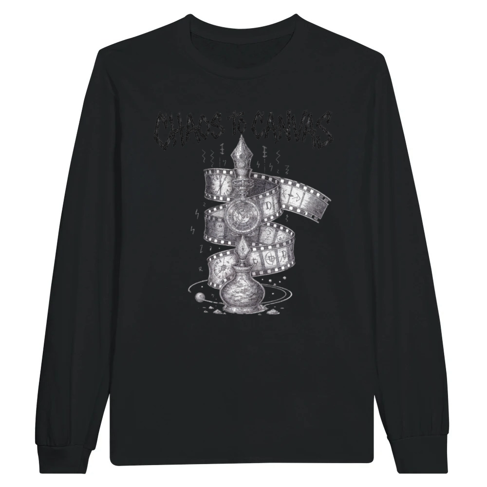 Product Chaos to Canvas Film Spiral Unisex Longsleeve