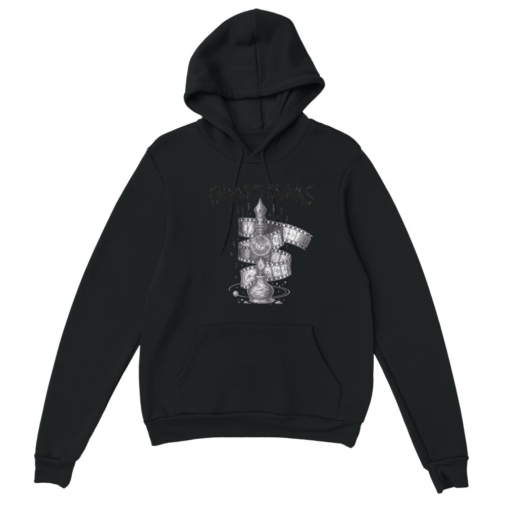 Product Chaos to Canvas Film Spiral Unisex Hoodie