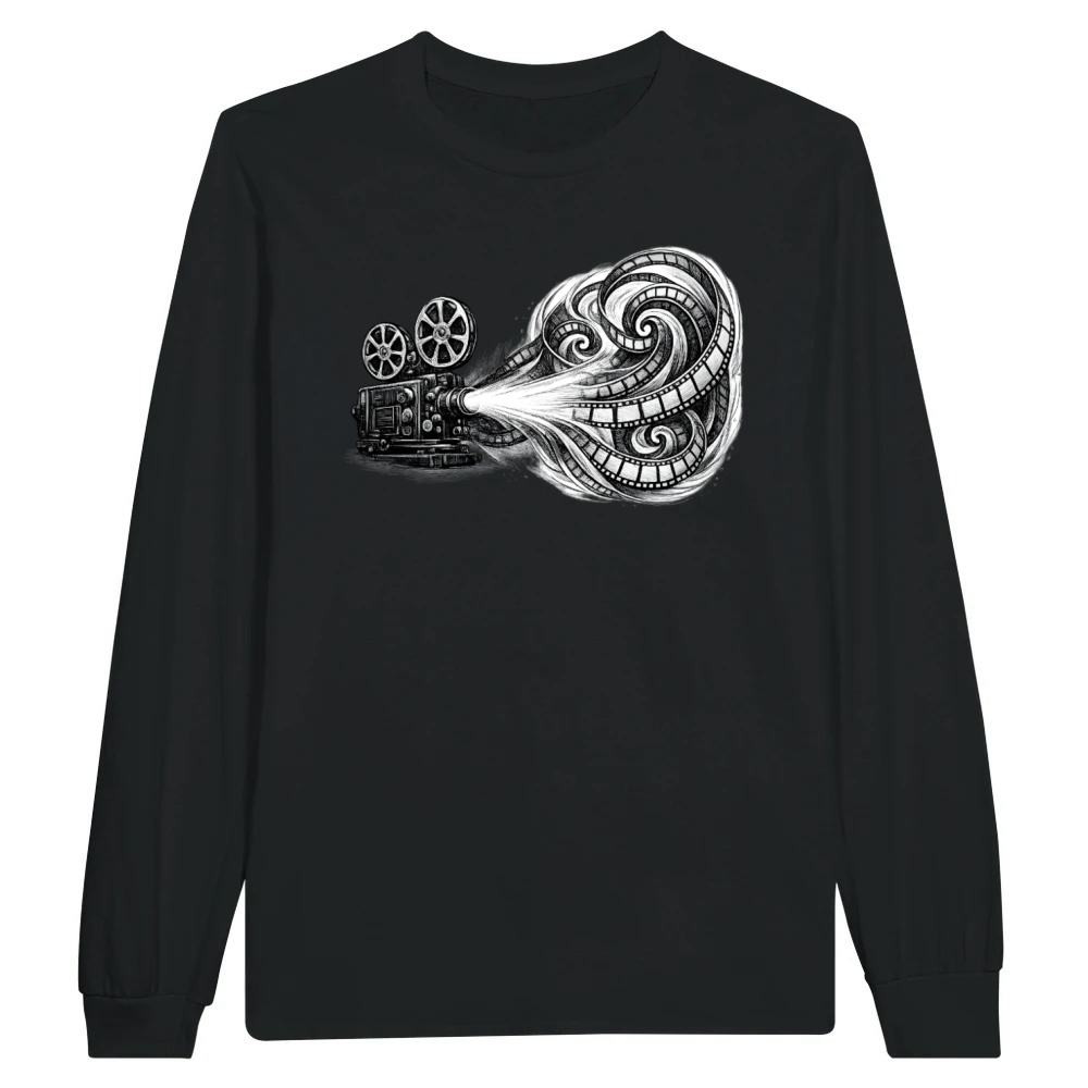Product Vintage Film Projector Swirl Unisex Longsleeve