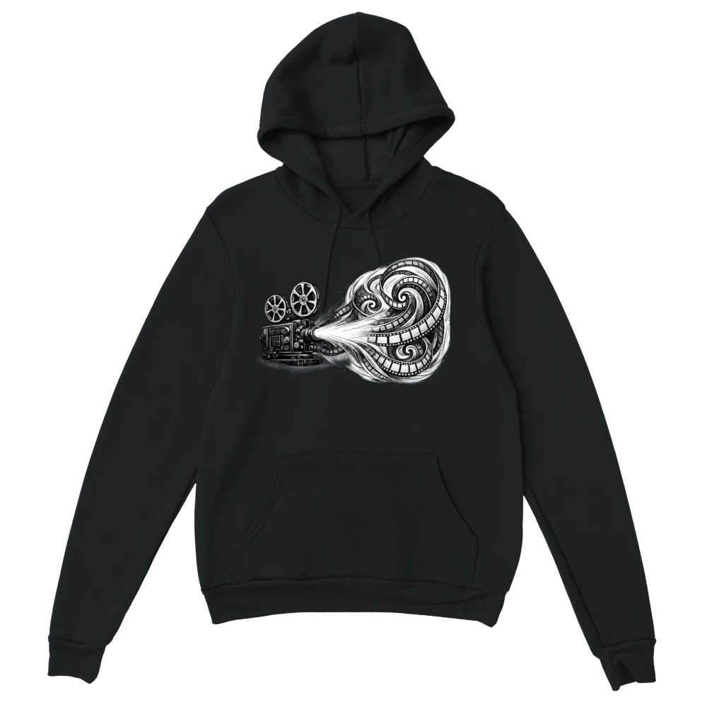 Product Vintage Film Projector Swirl Unisex Hoodie