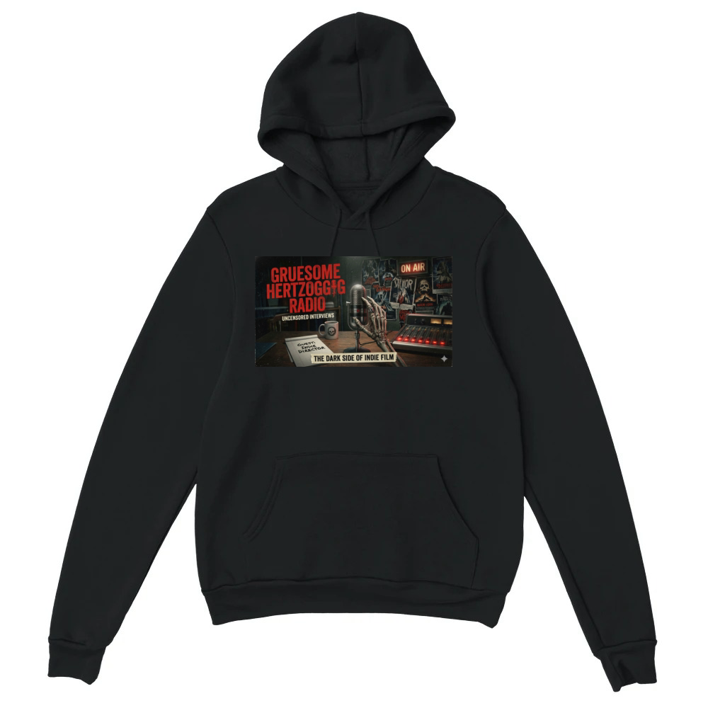 Product Dark Indie Film Radio Desk Unisex Hoodie