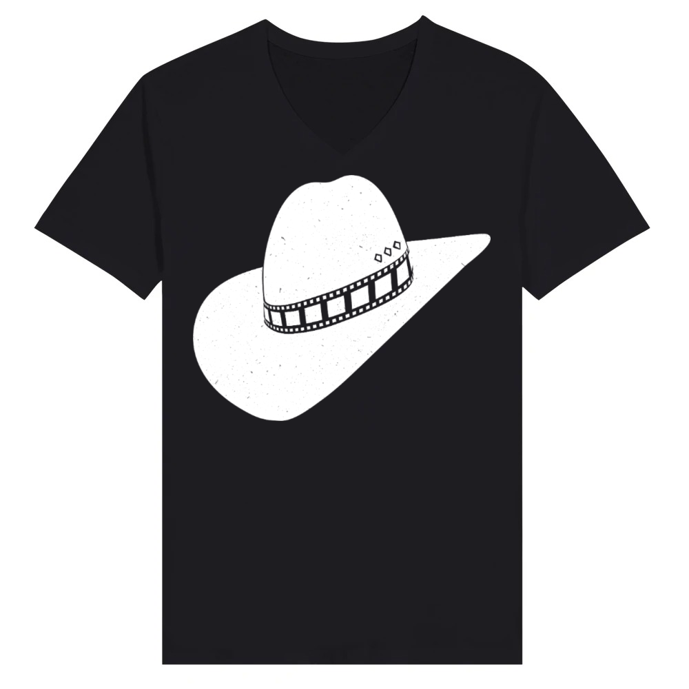 Product Good Guy Hat With Vintage Film Strip V-Neck T-shirt