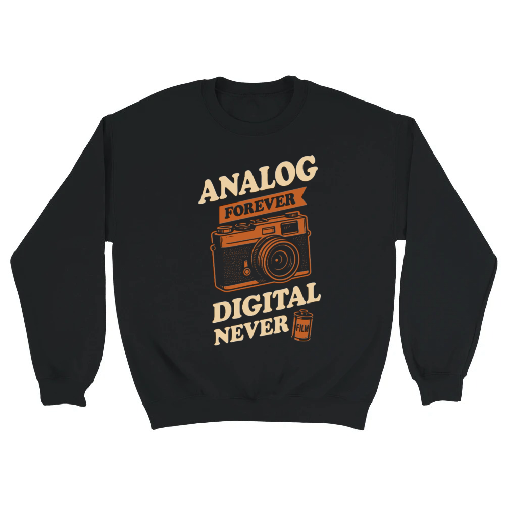 Product Retro Camera Club Analog Photography Film Roll Unisex Sweatshirt