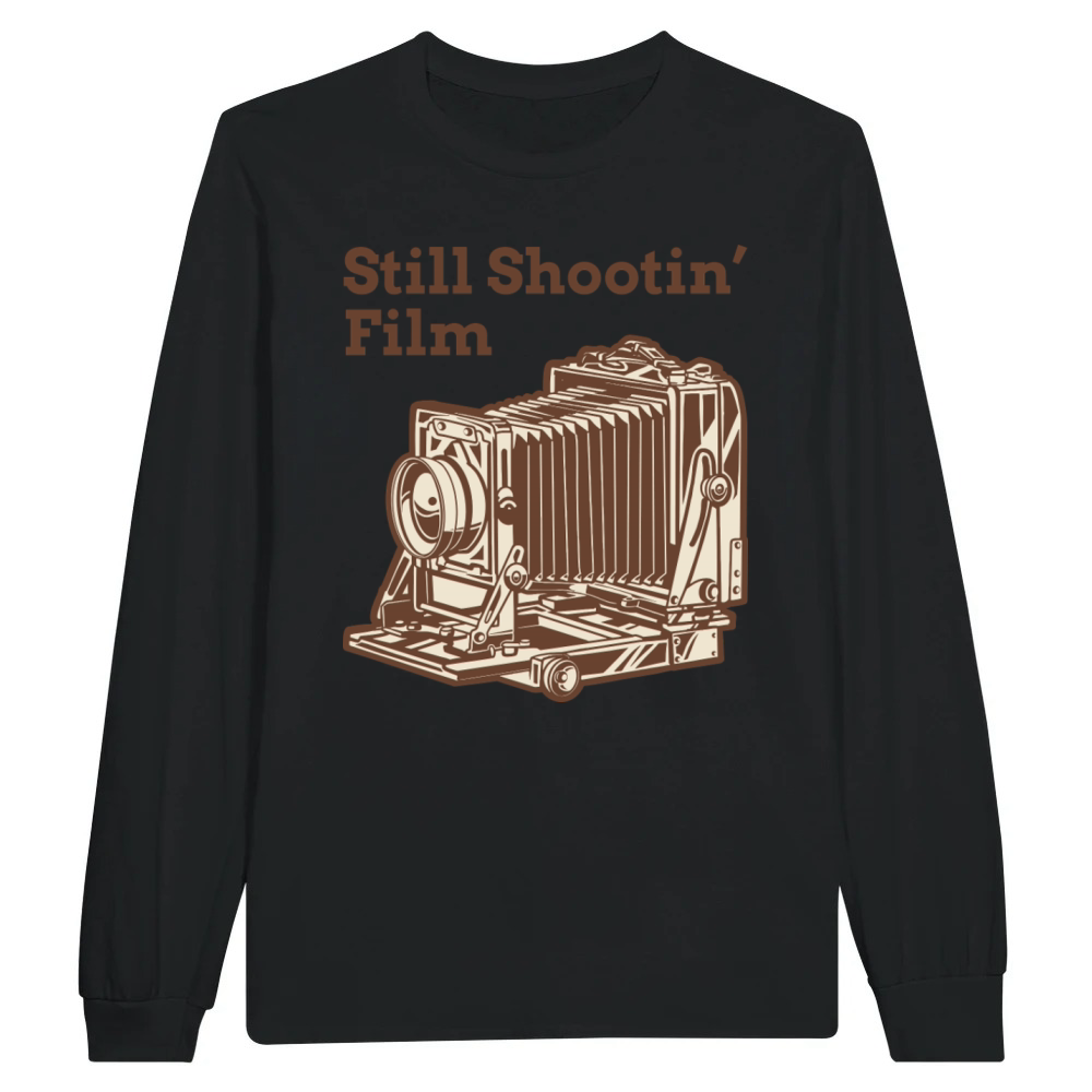 Product Still Shootin' Film Vintage Camera Unisex Longsleeve