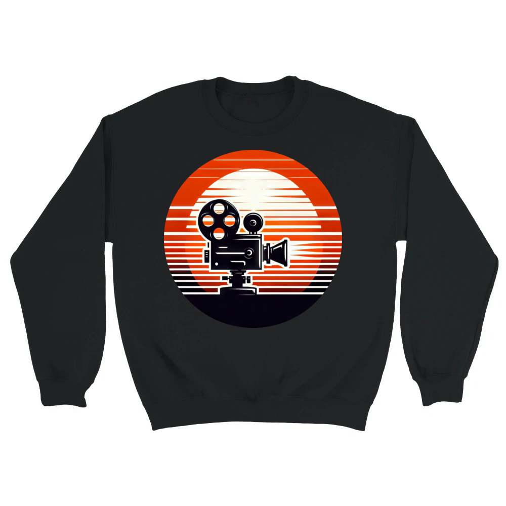 Product Vintage cinema sunset retro projector film Unisex Sweatshirt