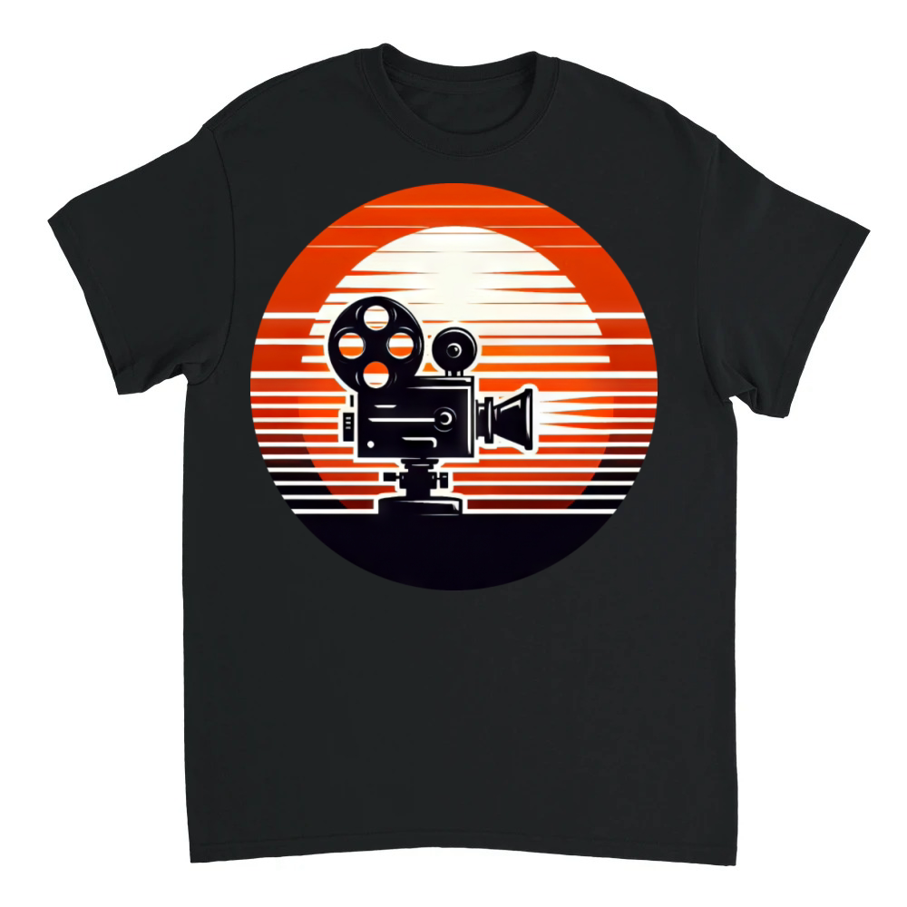 Product Vintage cinema sunset retro projector film T-Shirt
