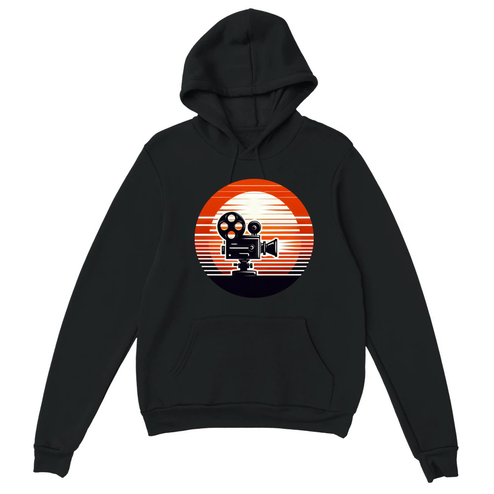 Product Vintage cinema sunset retro projector film Unisex Hoodie