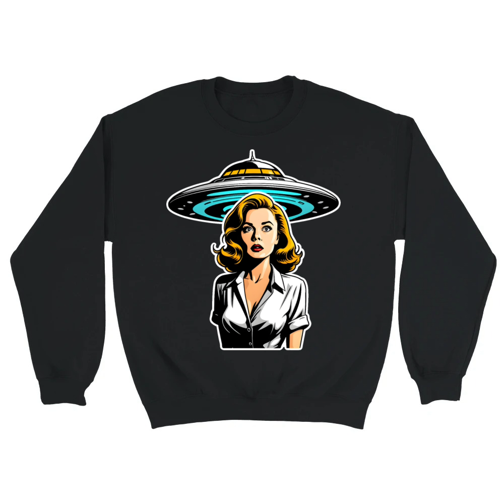 Product Film Noir Alien Abduction Movie Scene Unisex Sweatshirt