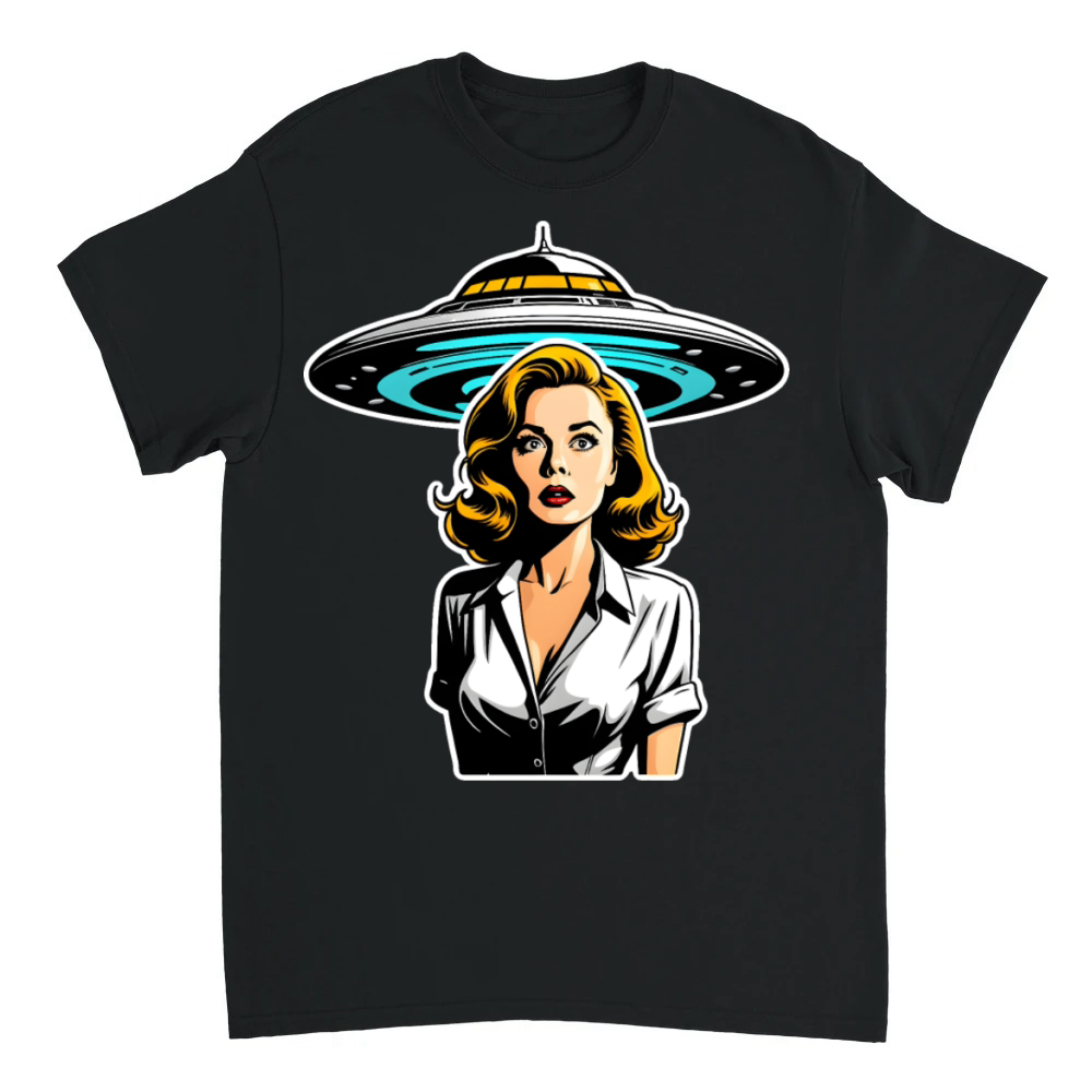 Product Film Noir Alien Abduction Movie Scene T-Shirt