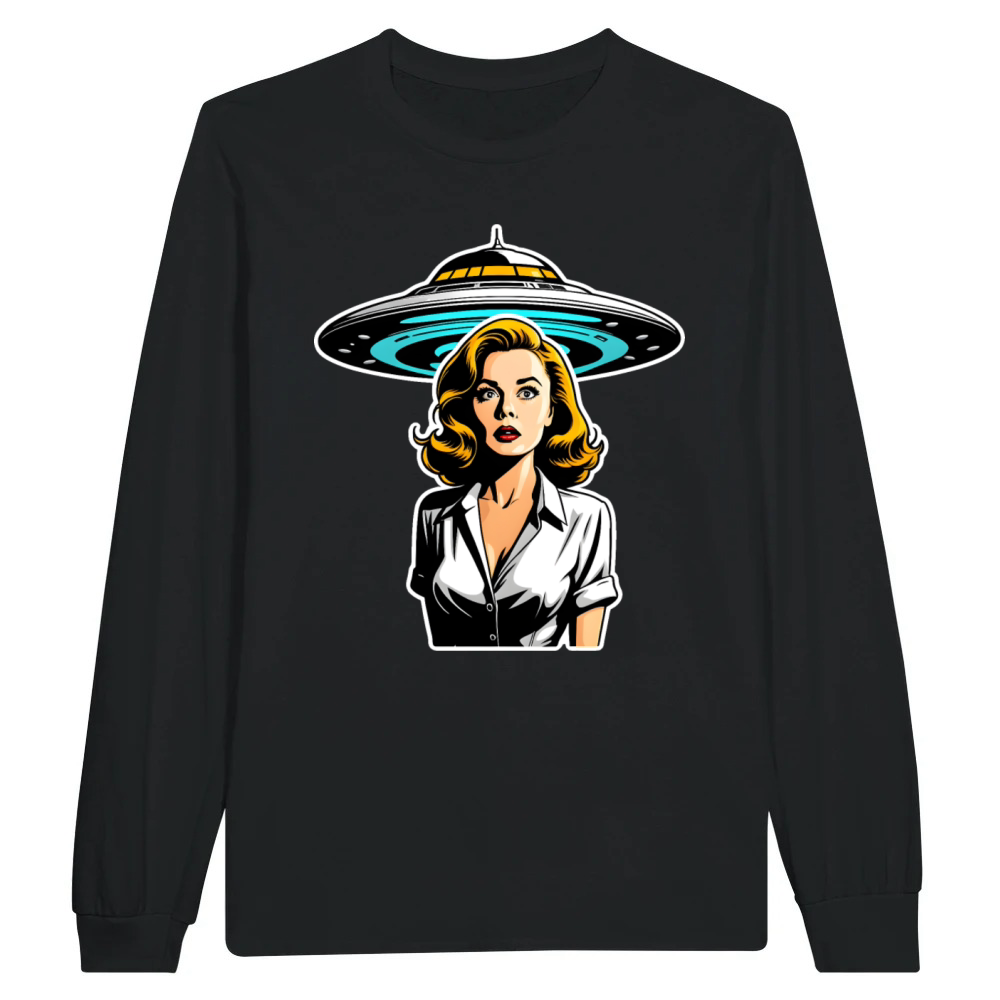 Product Film Noir Alien Abduction Movie Scene Unisex Longsleeve