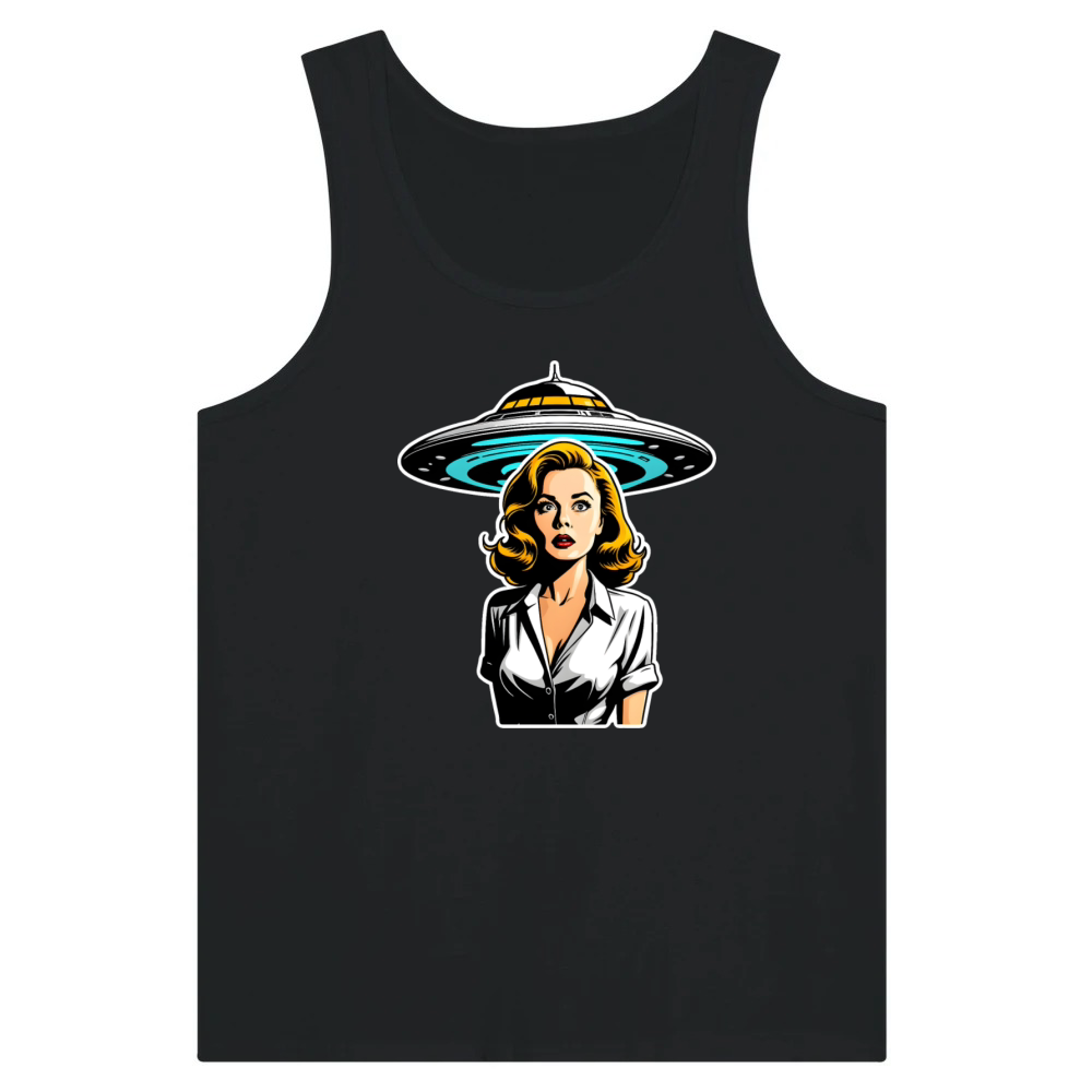 Product Film Noir Alien Abduction Movie Scene Tank Top