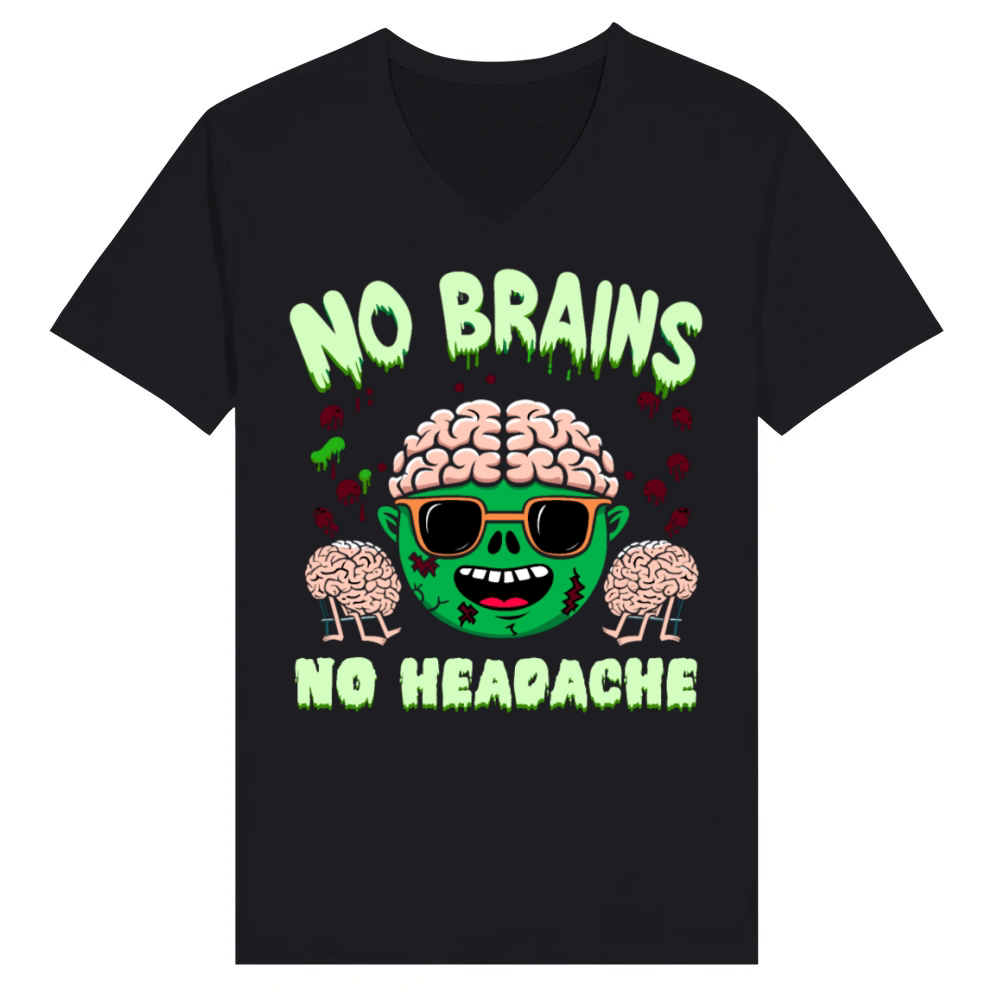 Product Horror film fan Zombie horror Classic zombie film V-Neck T-shirt