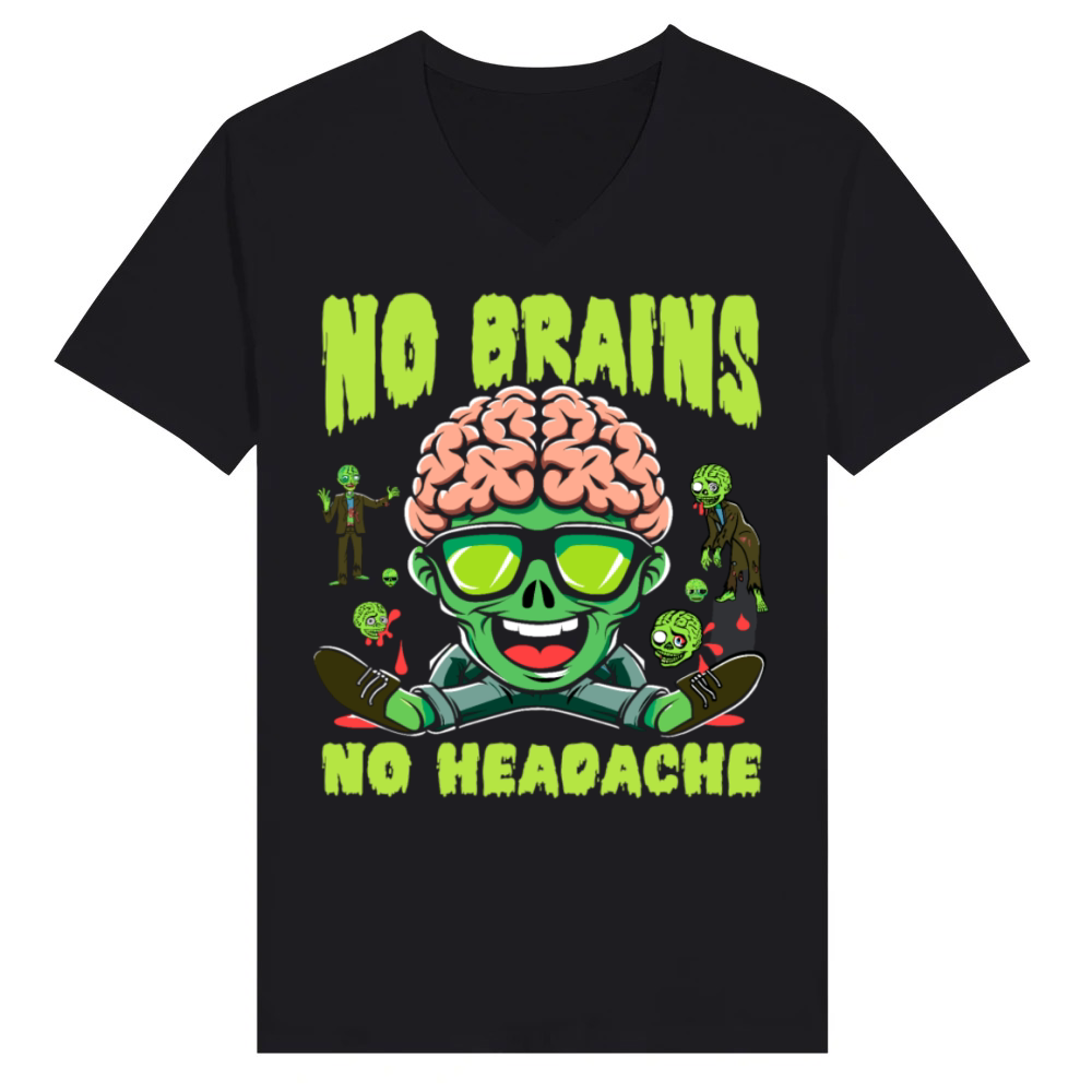 Product Horror film fan Zombie horror Classic zombie film V-Neck T-shirt