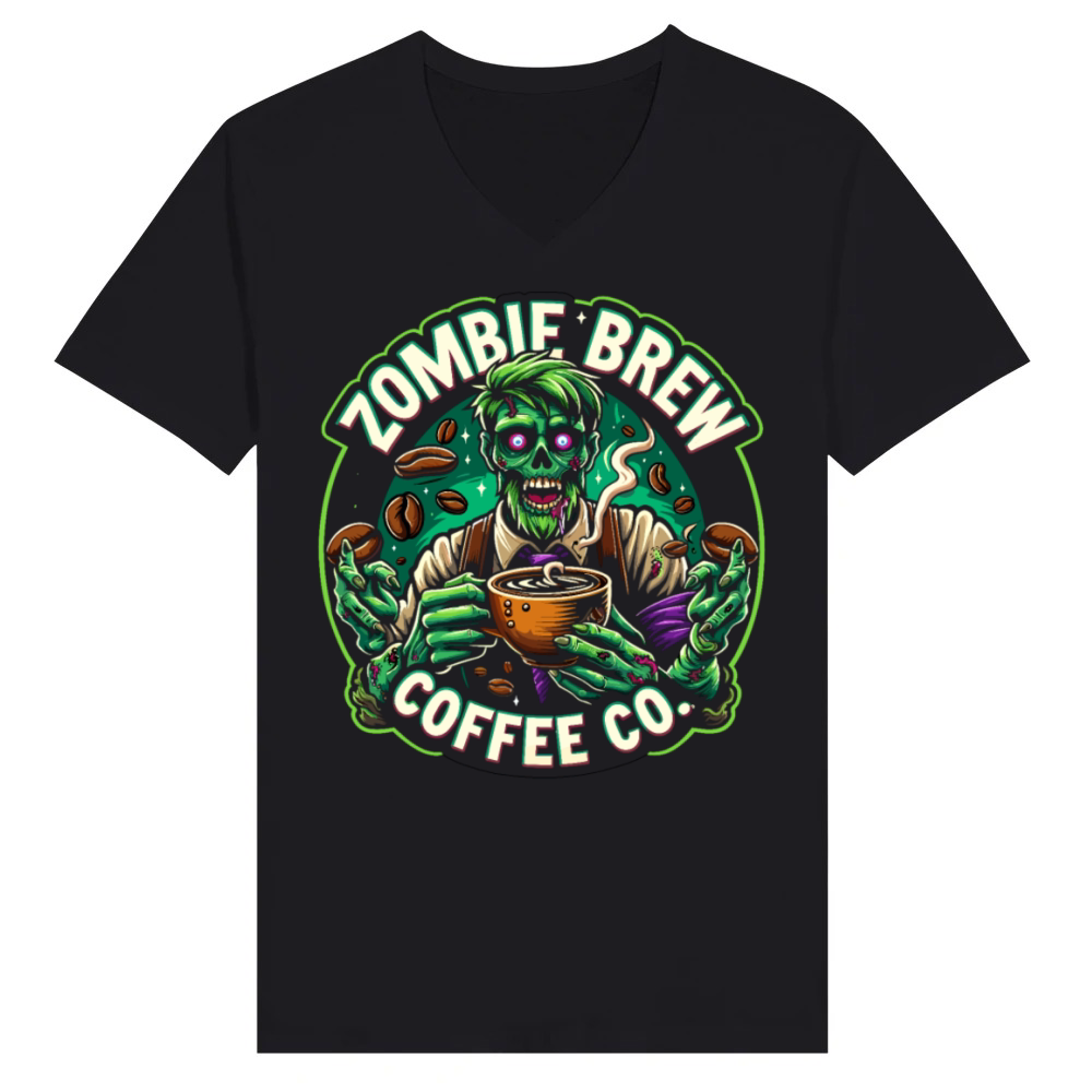 Product Horror film fan Zombie horror Classic zombie film V-Neck T-shirt