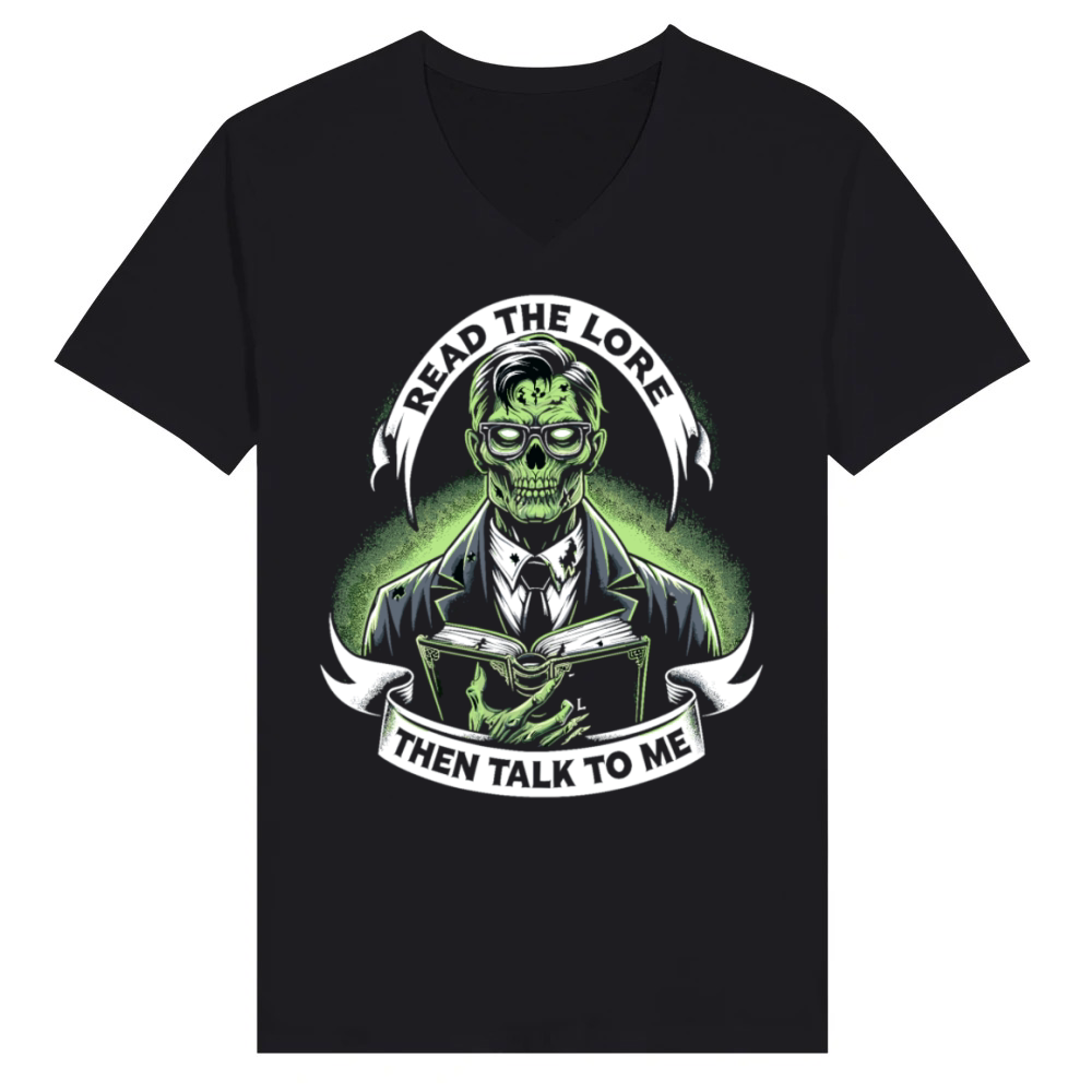 Product Horror film fan Zombie horror Classic zombie film V-Neck T-shirt