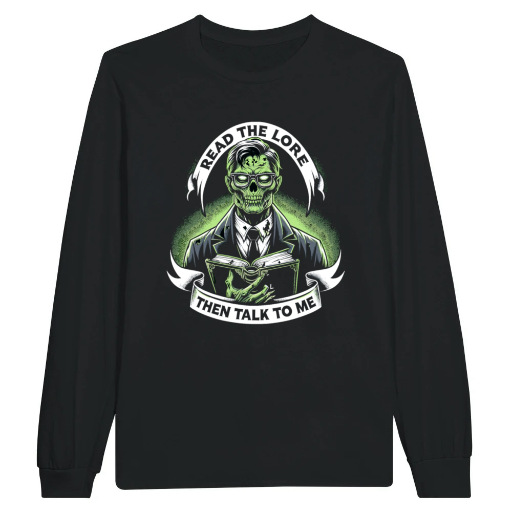 Product Horror film fan Zombie horror Classic zombie film Unisex Longsleeve