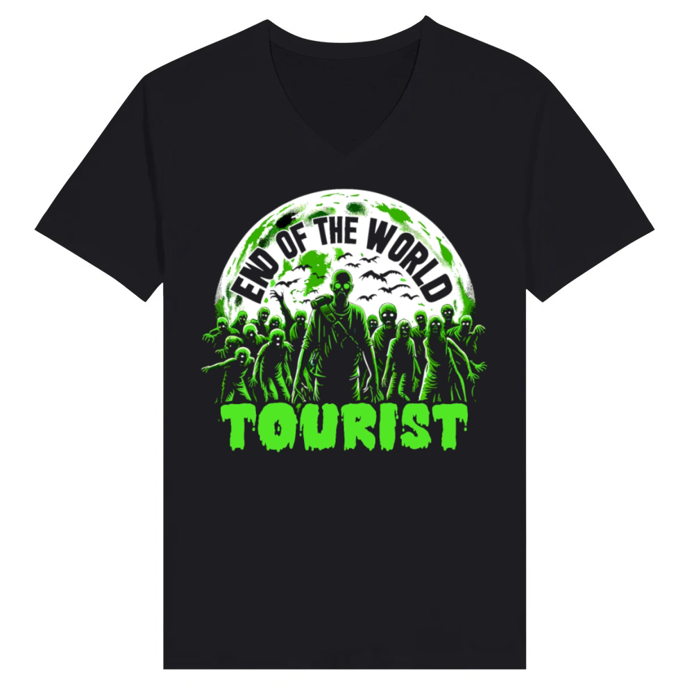 Product Horror film fan Zombie horror Classic zombie film V-Neck T-shirt