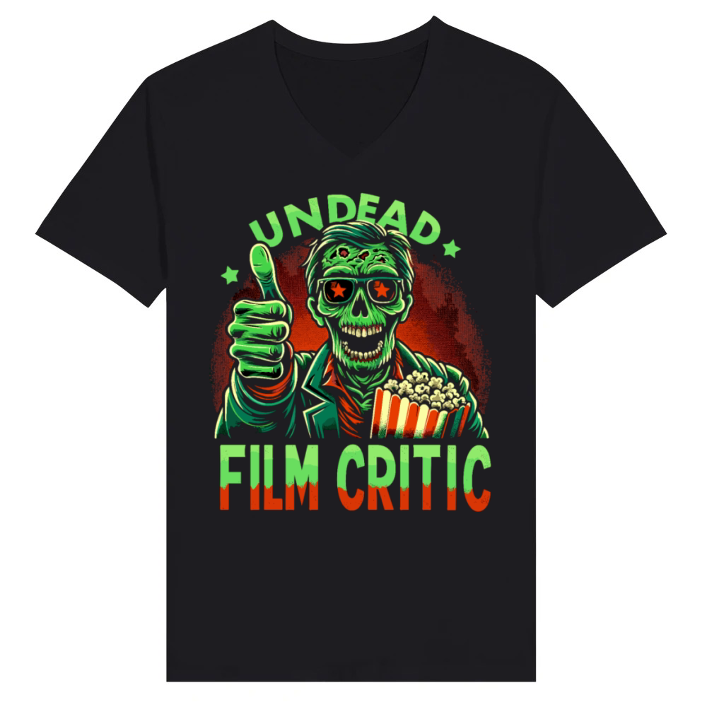 Product Horror film fan Zombie horror Classic zombie film V-Neck T-shirt